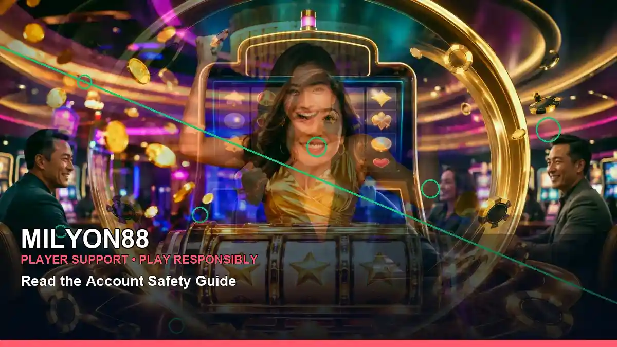 MILYON88 Andar Bahar page with a Philippine casino card-game theme and wallet access